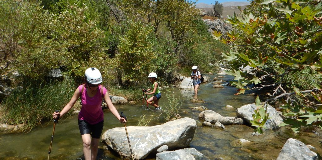 Kourtaliotiko Gorge river trekking with True Cretan