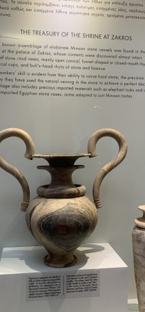 Ancient amphora in Archaeological museum Heraklion Crete