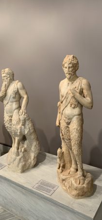 Ancient statues in Archaeological museum Heraklion in Crete