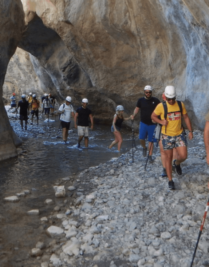 Sarakina Gorge trekking tour in Crete
