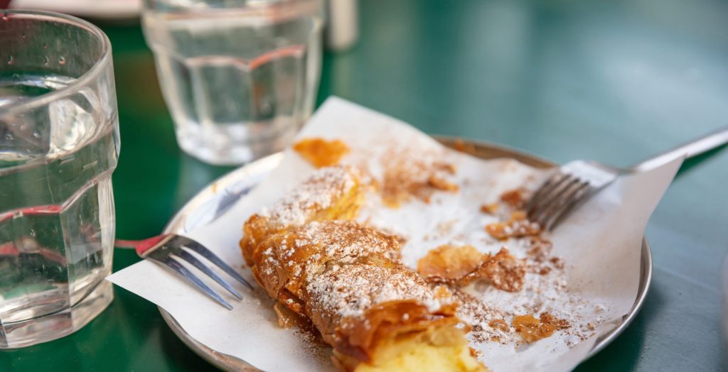 Bougatsa sweet breakfast