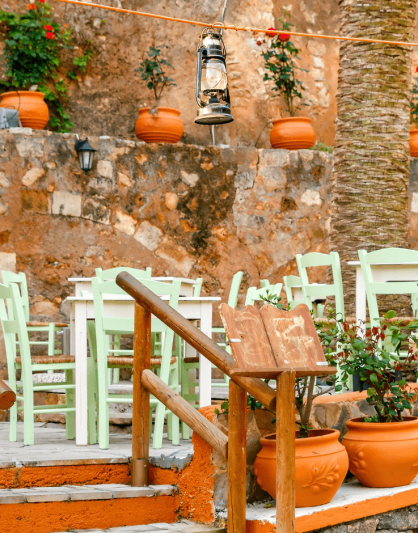 Traditional restaurant in Chania, Crete