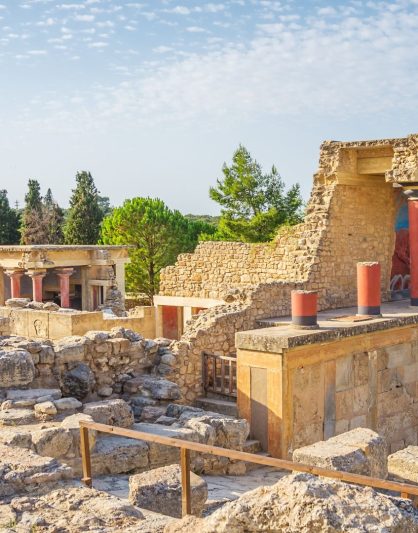 Minoan Palace archaeological site in Heraklion