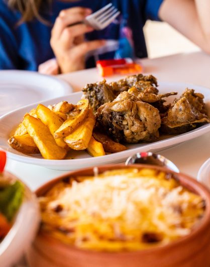 Cretan traditional meal