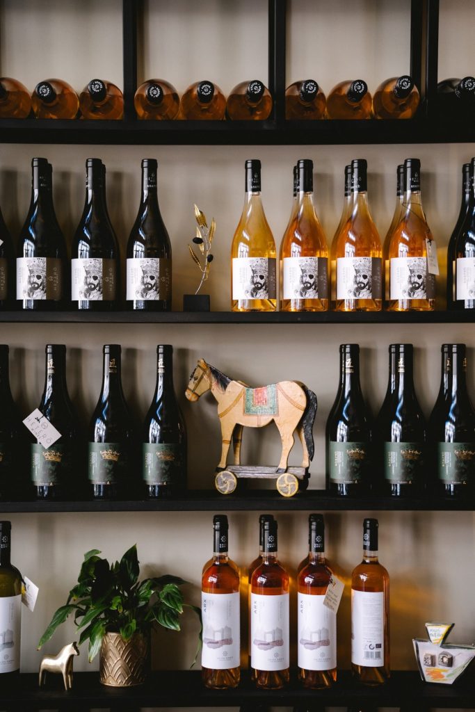 Fine wine selection of Cretan wines