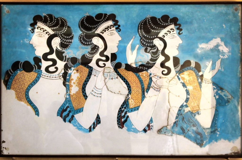 The Minoans_Minoan ladies fresco_CV