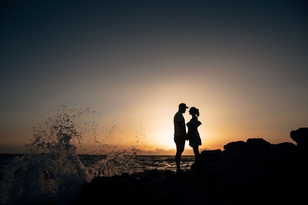beach proposal amazing couple by the beach - CV